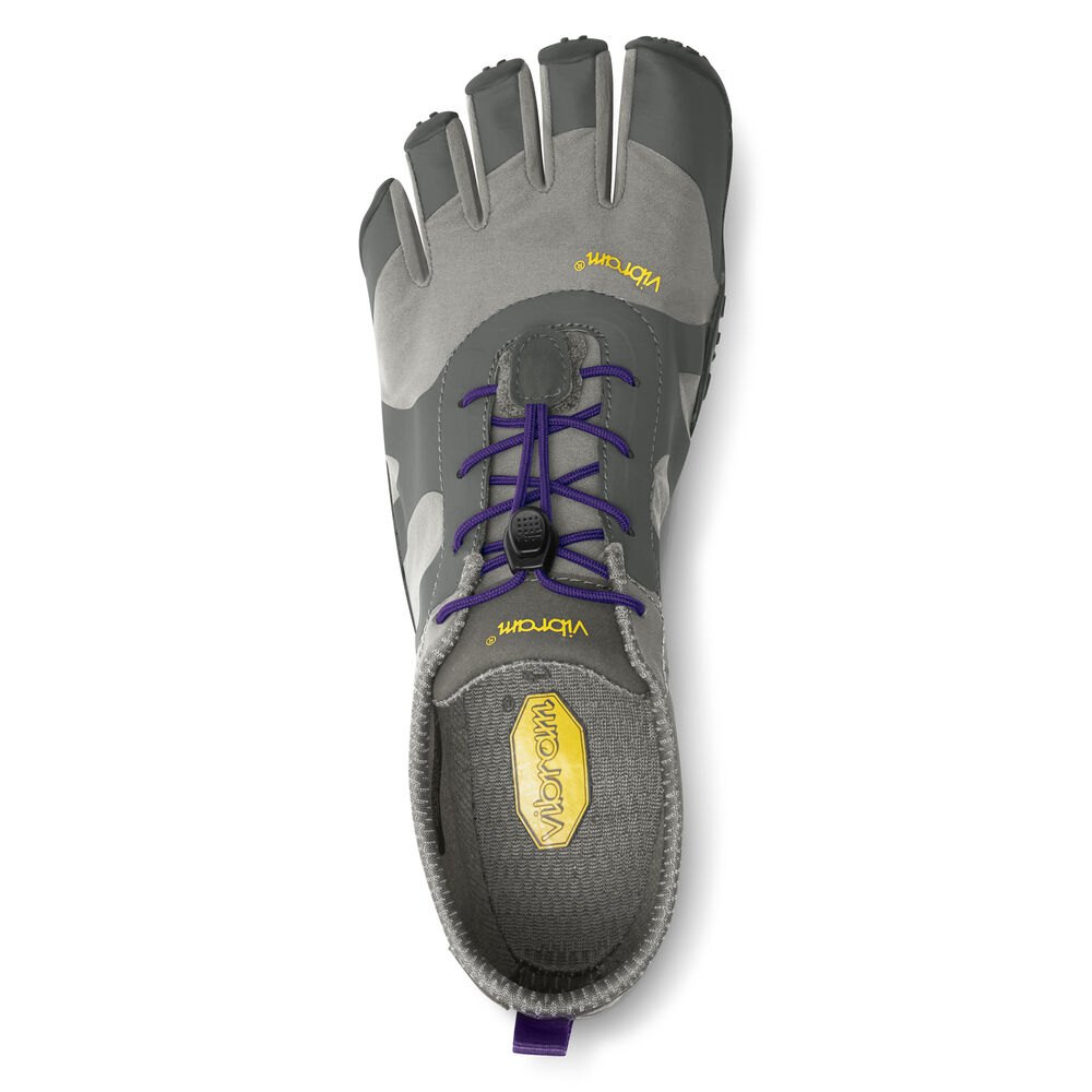 Vibram FiveFingers Dames V-Alpha - Bergschoenen Grijs/Paars - 921745THX